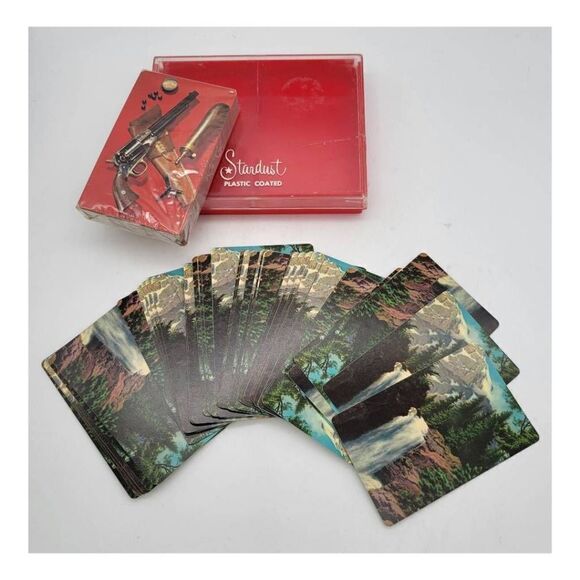Stardust Waterfall and Gun Playing Card Set - Picture 2 of 7